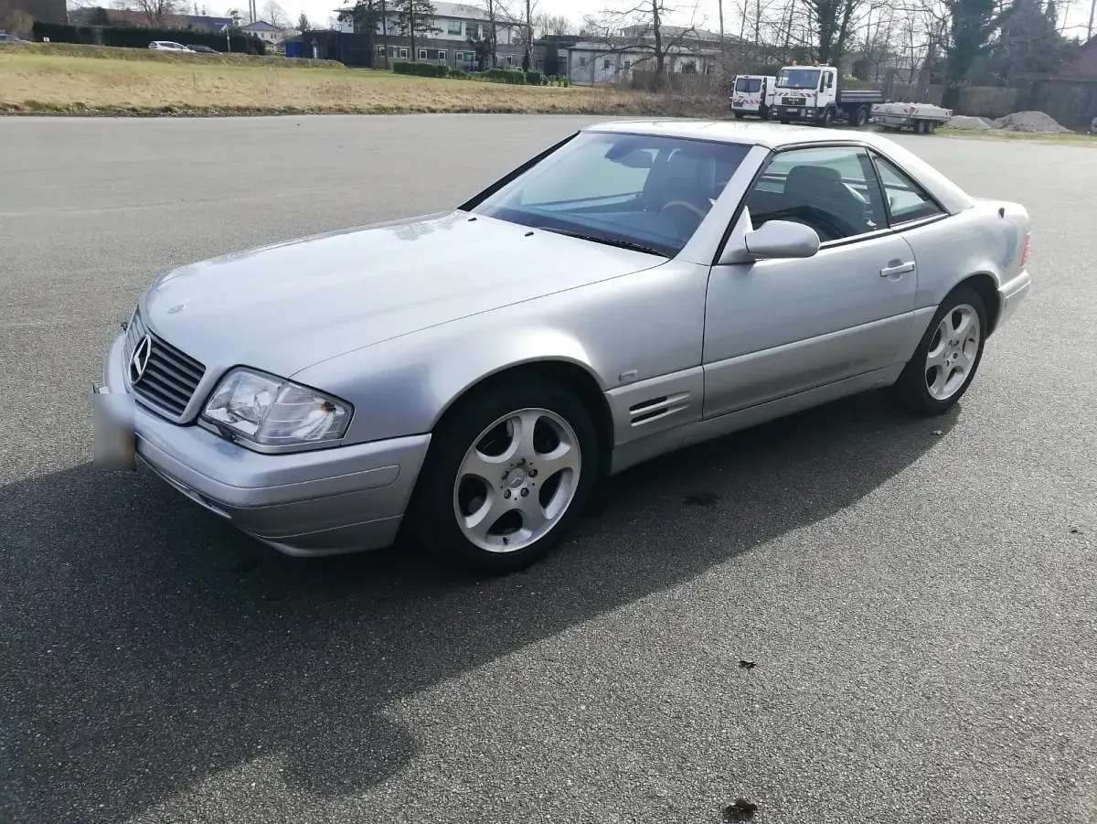 Gebraucht Mercedes SL320 224 PS (164 kW) 2000 Silber Cabrio