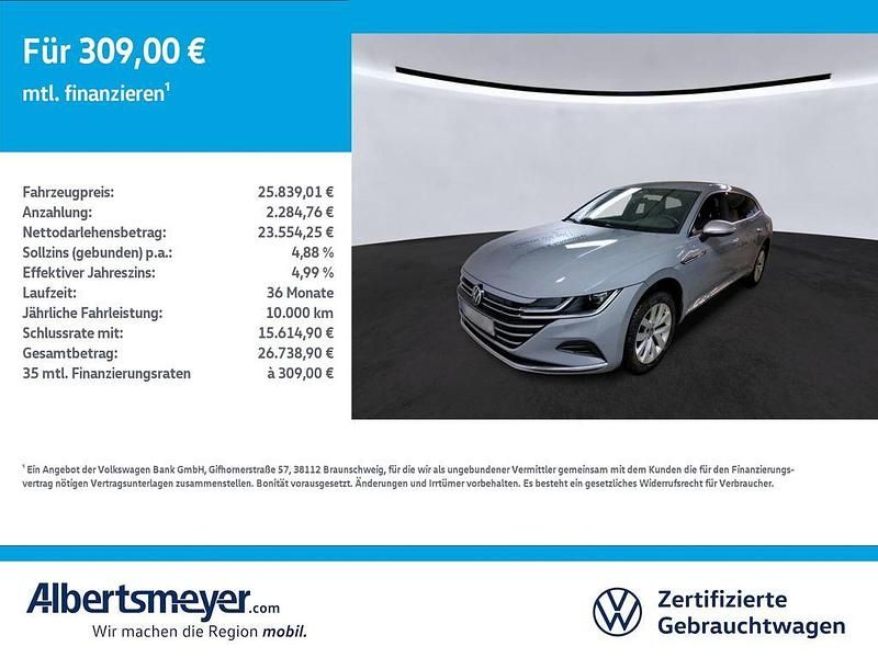 Gebraucht VW Arteon Elegance 218 PS (160 kW) 2022 Grau Kombi
