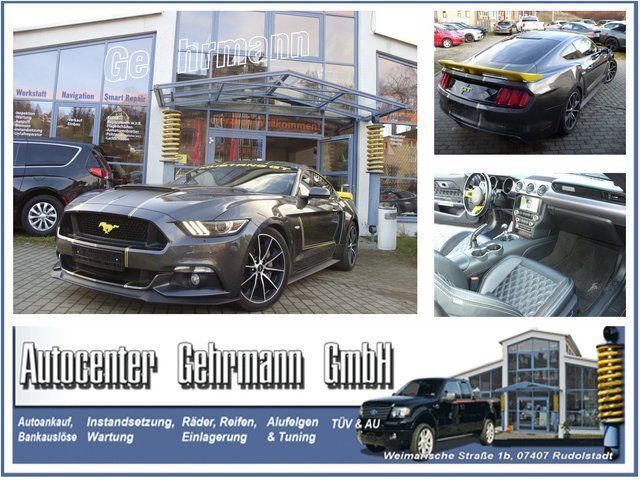 Gebraucht Ford Mustang GT 441 PS (324 kW) 2016 Grau metallic Coupé