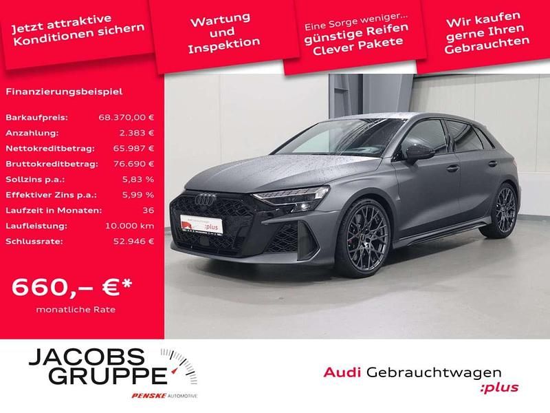 Grau Gebraucht 2024 Audi RS3 Ambiente Kleinwagen | 68.370 € (Etwas zu teuer) - Bild 1/4