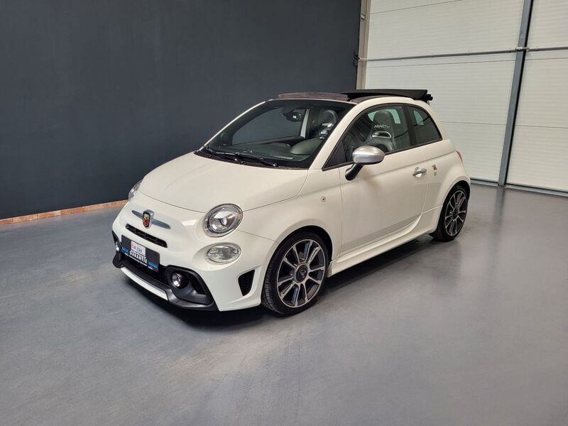 Weiß Gebraucht 2016 Abarth 595C Turismo Cabrio | 14.750 € (Teuer) - Bild 1/4