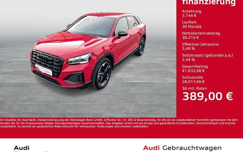 Rot Gebraucht 2025 Audi Q2 S-Line SUV | 41.959 € (Teuer) - Bild 1/4