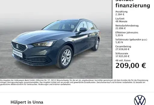 Neu Seat Leon 116 PS (85 kW) 2026 Grau Kombi