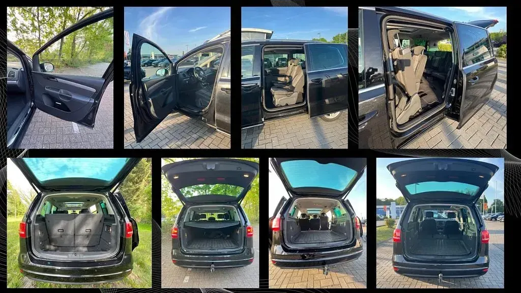 Gebraucht VW Sharan Match 170 PS (125 kW) 2012 Schwarz Van / Kleinbus