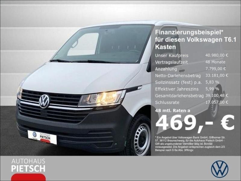 Candyweiß Gebraucht 2022 VW T6.1 Van | 40.980 € (Etwas zu teuer) - Bild 1/4