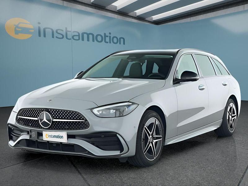 Grau Gebraucht 2024 Mercedes C300e Kombi | 58.099 € - Bild 1/4
