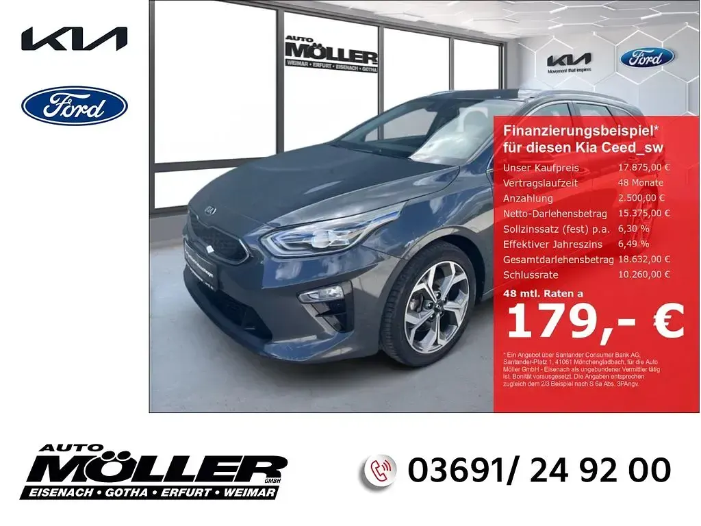 Gebraucht Kia Ceed Sportswagon Spirit 140 PS (102 kW) 2019 Limousine