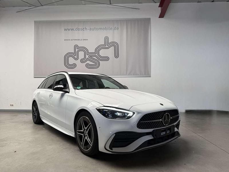 Polarweiss Gebraucht 2022 Mercedes C220 AMG Kombi | 29.790 € (Fairer Preis) - Bild 1/4