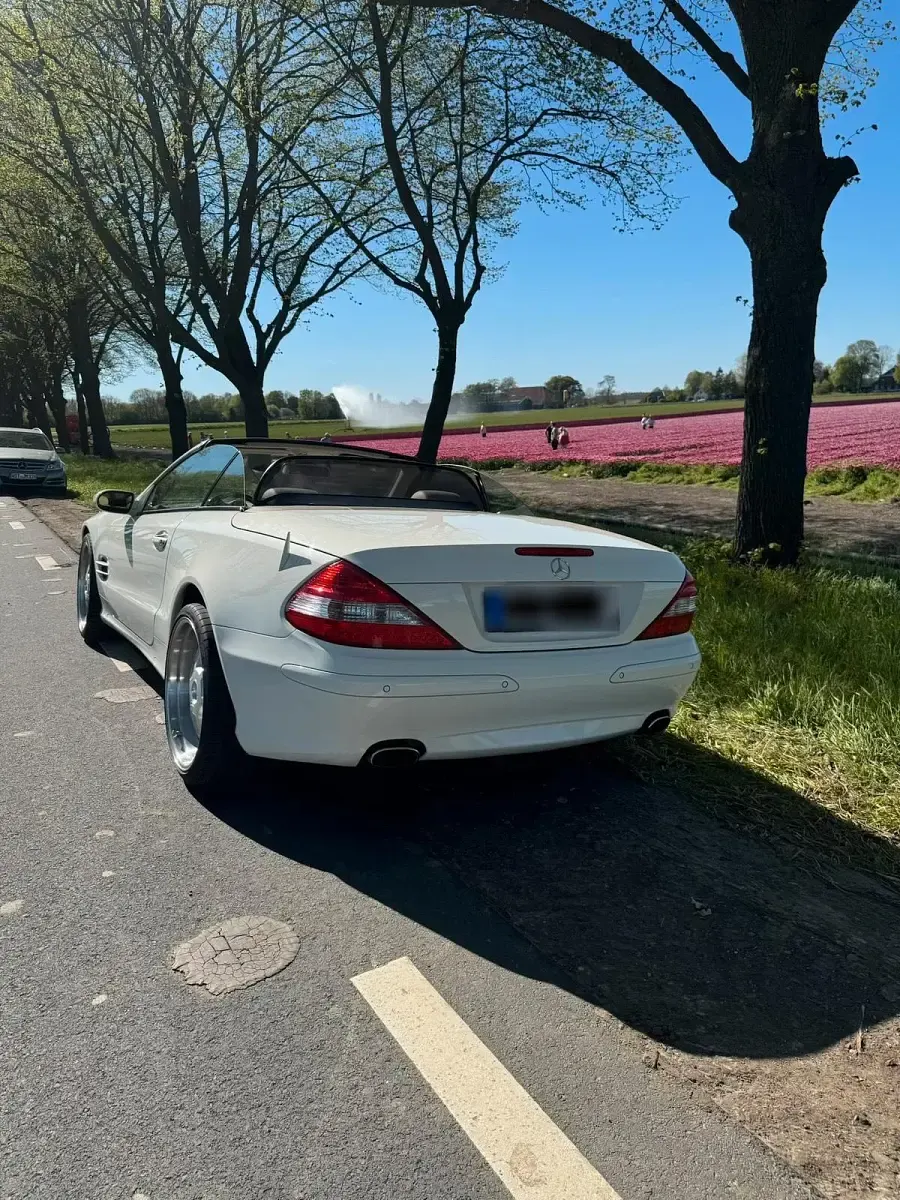 Gebraucht Mercedes SL350 272 PS (200 kW) 2008 Weiß Cabrio