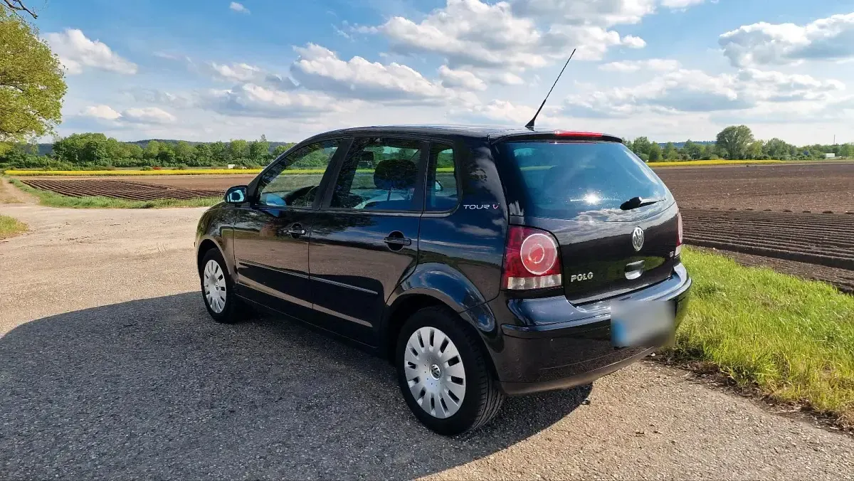 Gebraucht VW Polo 80 PS (58 kW) 2007 Schwarz Kleinwagen