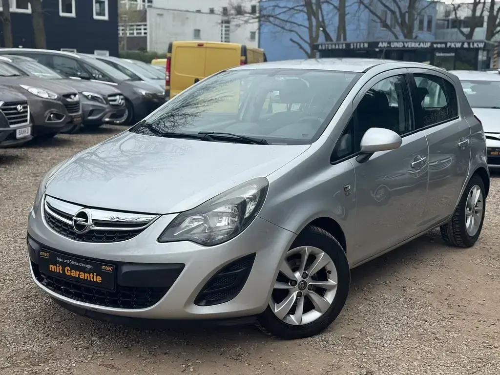 Gebraucht Opel Corsa 87 PS (63 kW) 2014 Silber Kleinwagen