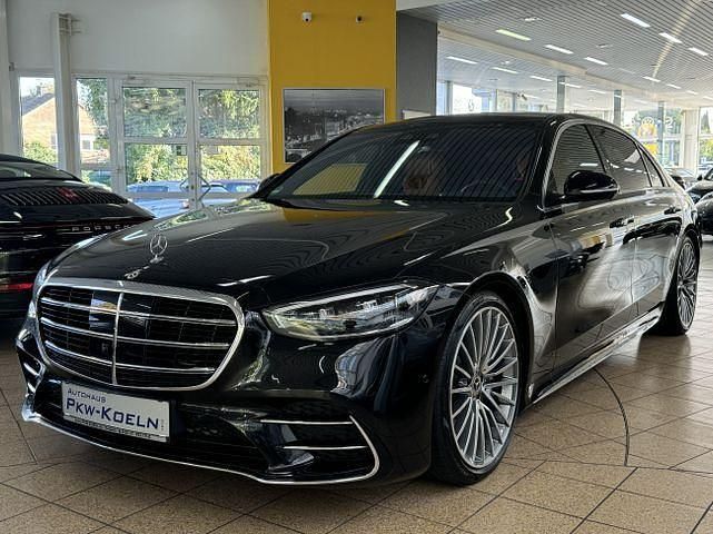 Obsidianschwarz metalliclack Gebraucht 2024 Mercedes S450 AMG line Limousine | 134.999 € - Bild 1/4