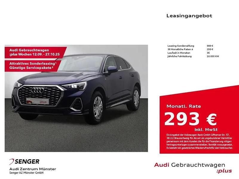 Blau Gebraucht 2024 Audi Q3 Sportback S-Line SUV | 35.780 € (Superpreis) - Bild 1/1