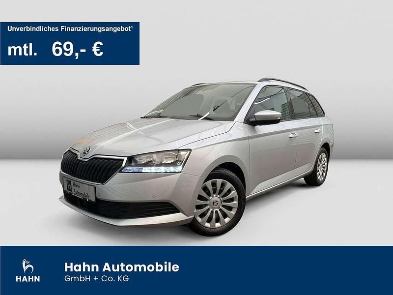 Brilliantsilber metallic Gebraucht 2021 Skoda Fabia Ambition Kleinwagen | 10.999 € (Guter Preis) - Bild 1/3