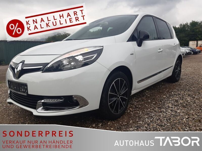 Weiß Gebraucht 2014 Renault Scénic III Bose Edition Van / Kleinbus | 8.985 € (Teuer) - Bild 1/4