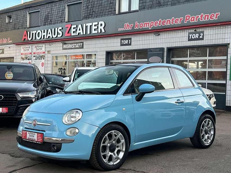Blau Gebraucht 2010 Fiat 500 Lounge Kleinwagen | 4.490 € (Etwas zu teuer) - Bild 1/3