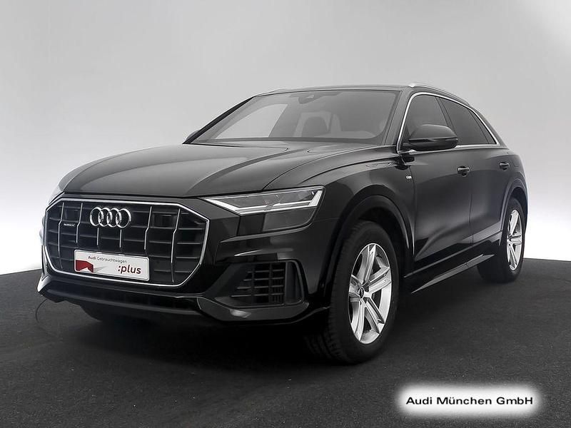 Gebraucht Audi Q8 S-Line 381 PS (280 kW) 2022 Mythosschwarz metallic SUV