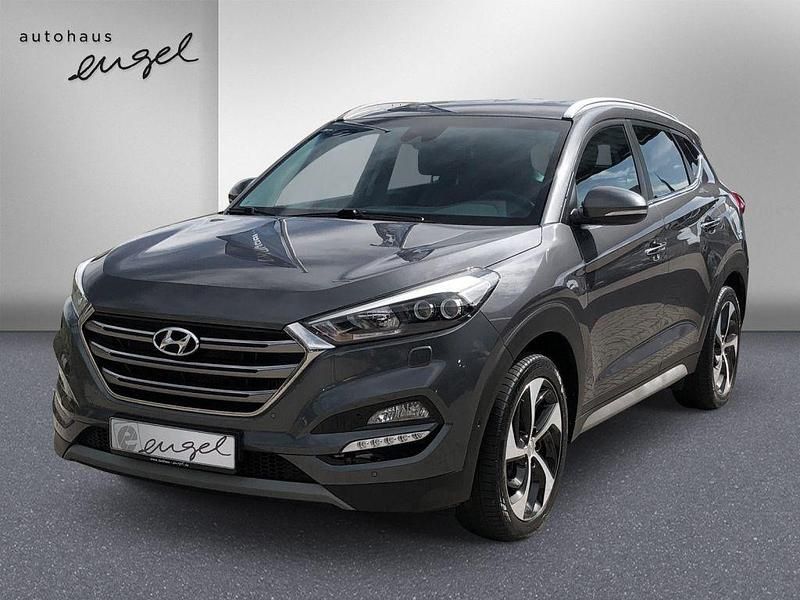 Micron grey mineraleffekt Gebraucht 2017 Hyundai Tucson Premium SUV | 17.799 € (Fairer Preis) - Bild 1/4