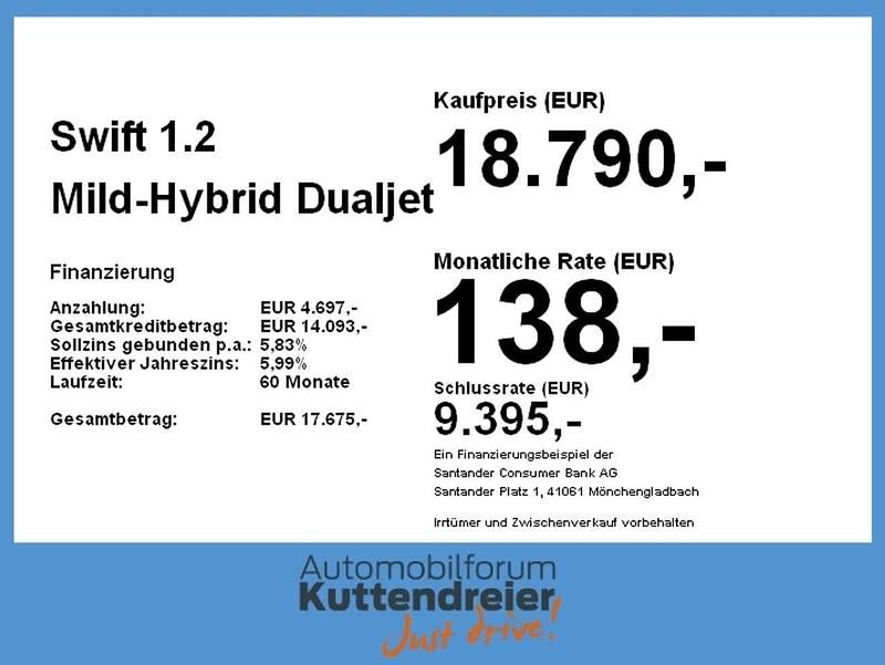 Frontier blue pearl metallic / Neu 2024 Suzuki Swift Comfort Kleinwagen | 16.990 € - Bild 1/1