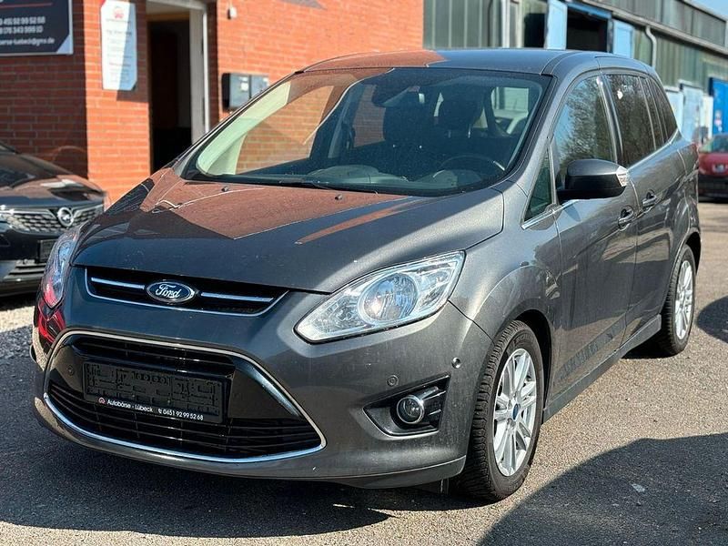 Grau Gebraucht 2015 Ford Grand C-Max Titanium Van / Kleinbus | 10.790 € (Guter Preis) - Bild 1/4