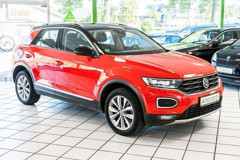 Rot Gebraucht 2018 VW T-Roc Style SUV | 19.950 € (Fairer Preis) - Bild 1/4