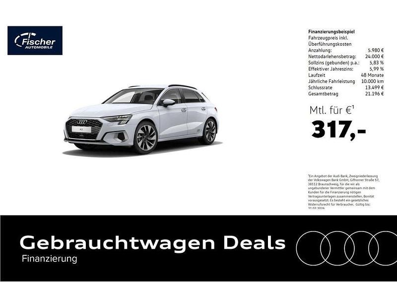 Gebraucht Audi A3 Edition .1 150 PS (110 kW) 2021 Weiss Limousine
