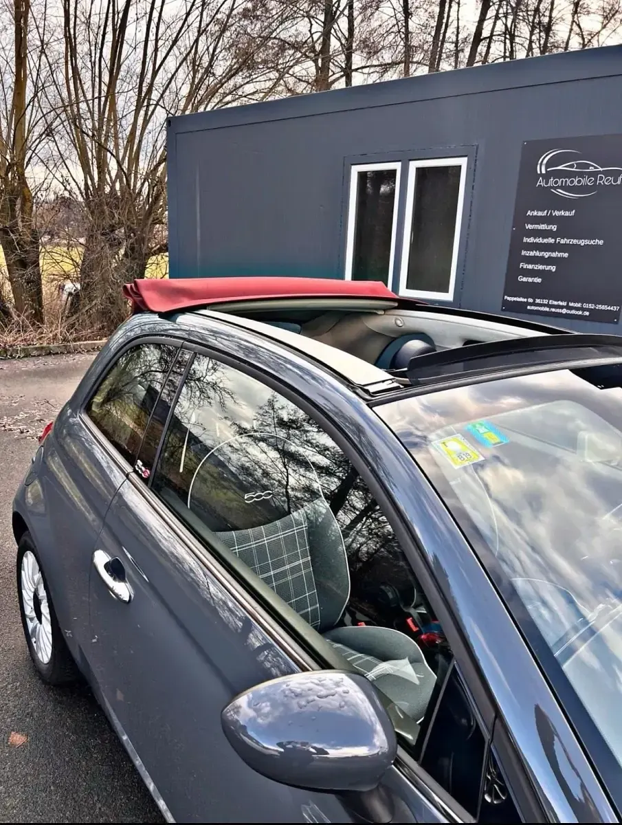 Usata Fiat 500 Lounge 86 CV (63 kW) 2018 Grigio Cabrio