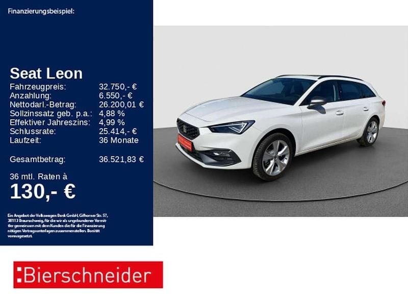Weiss Neu 2025 Seat Leon FR Kombi | 32.750 € (Teuer) - Bild 1/3