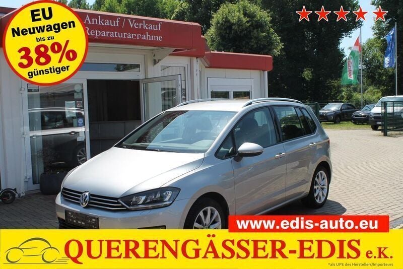 Silber Gebraucht 2016 VW Golf Sportsvan Edition Van / Kleinbus | 11.990 € (Fairer Preis) - Bild 1/4