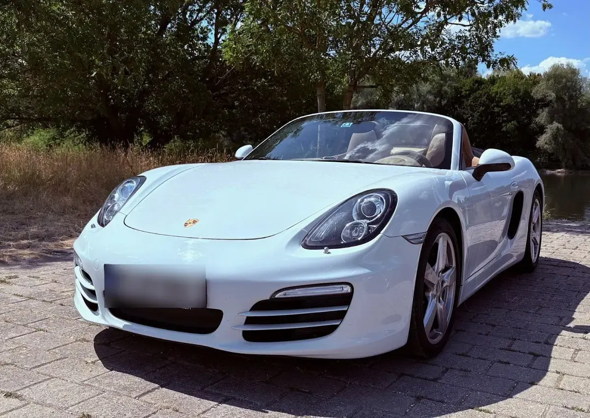 Second-hand Porsche Boxster 265 CP (194 kW) 2015 Alb Cabrio