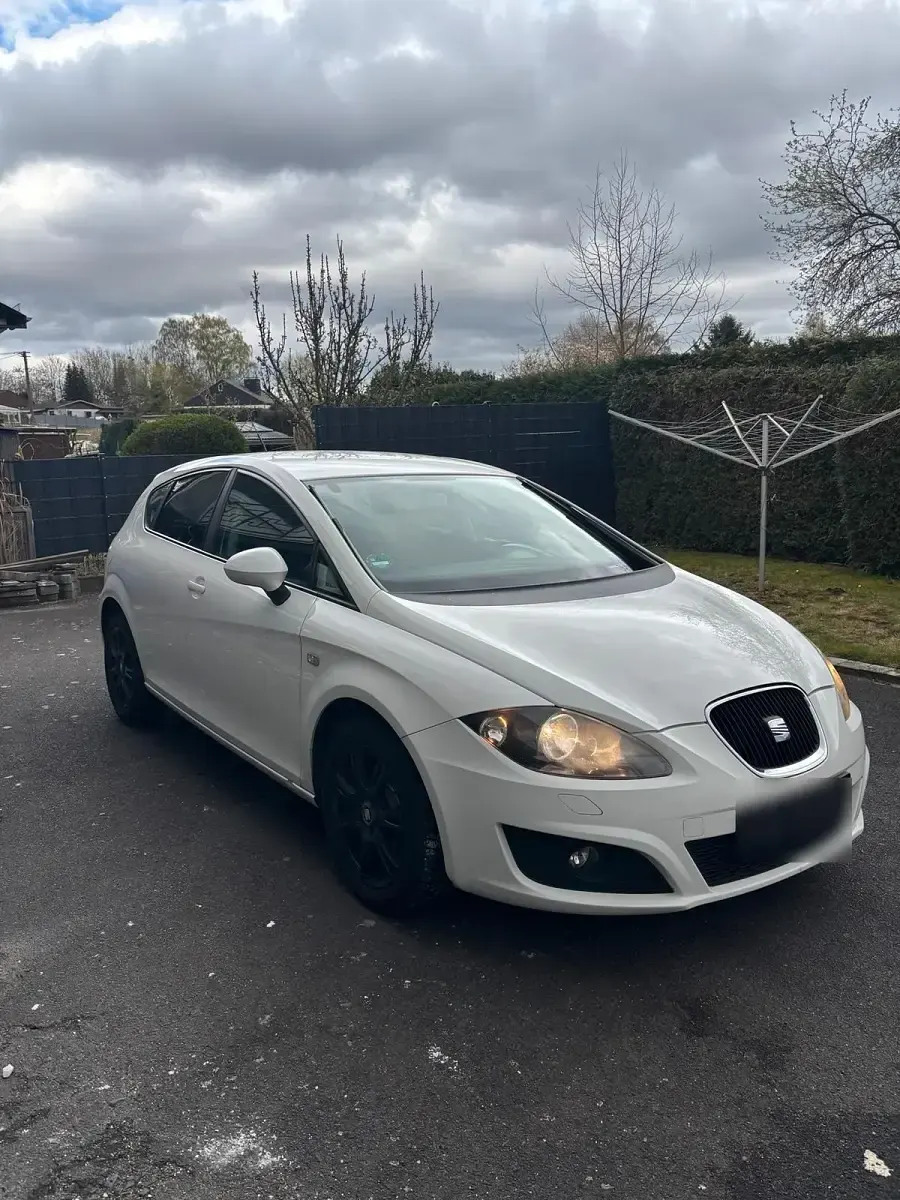 Usata Seat Leon 105 CV (77 kW) 2010 Bianco Utilitaria