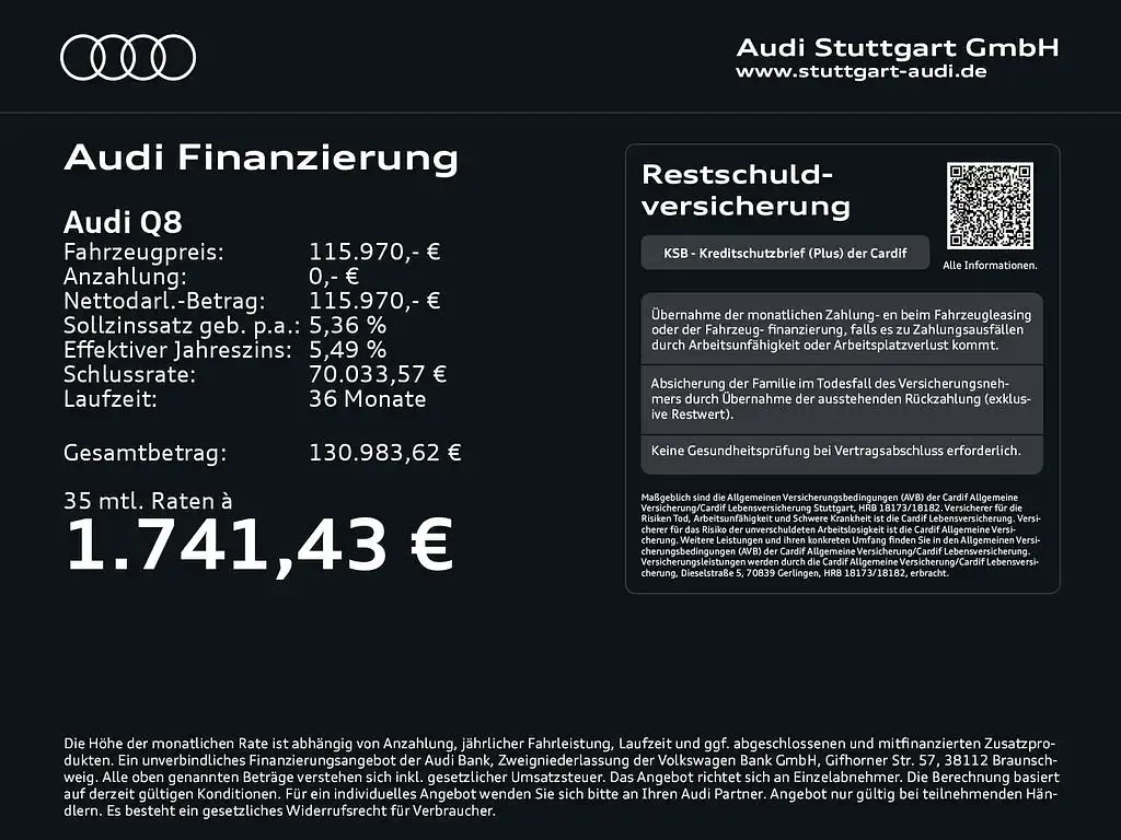 Gebraucht Audi Q8 Sport 489 PS (359 kW) 2026 Gold SUV