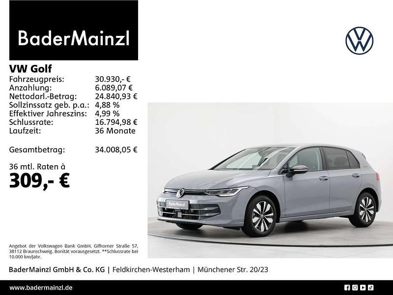 Mondsteingrau Gebraucht 2025 VW Golf VIII Goal Limousine | 30.930 € (Superpreis) - Bild 1/3