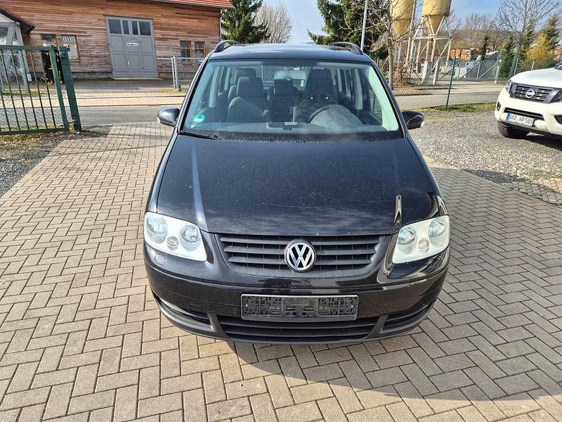 Gebraucht VW Touran Conceptline 105 PS (77 kW) 2005 Schwarz Van / Kleinbus