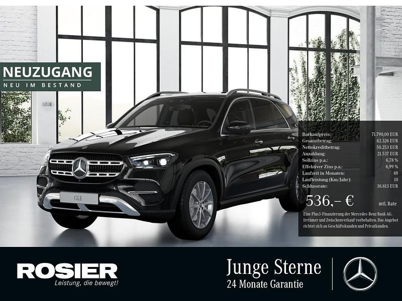 Schwarz Gebraucht 2023 Mercedes GLE350 Advanced Plus SUV | 71.790 € (Fairer Preis) - Bild 1/4