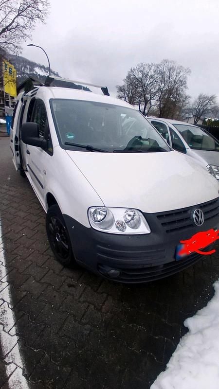 Gebraucht VW Caddy Maxi 105 PS (77 kW) 2009 Weiß Van / Kleinbus