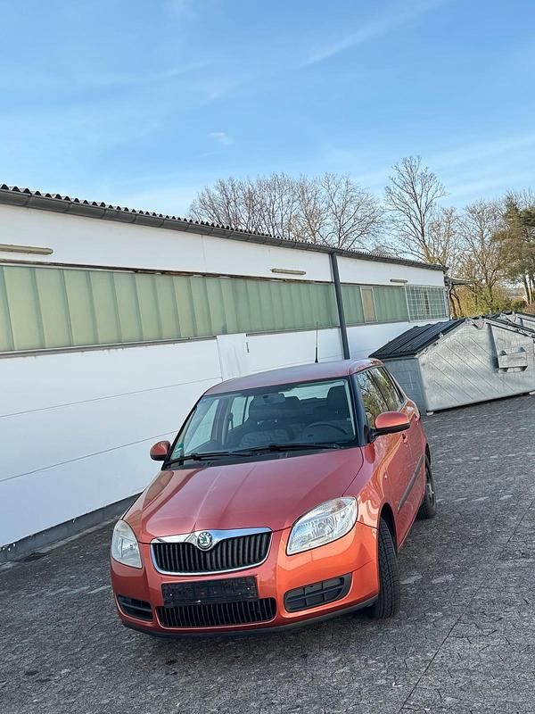 Gebraucht Skoda Fabia 69 PS (50 kW) 2009 Orange Kleinwagen