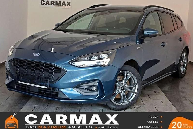 Blau Gebraucht 2020 Ford Focus ST-Line X Kombi | 12.900 € (Superpreis) - Bild 1/4