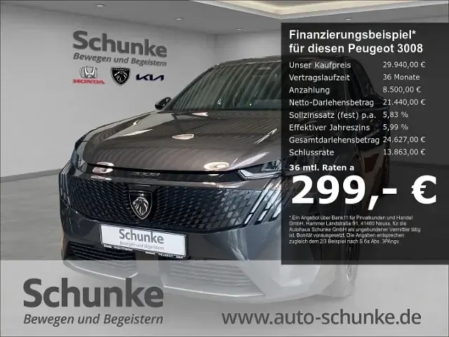 Gebraucht Peugeot 3008 Allure 146 PS (107 kW) 2026 SUV