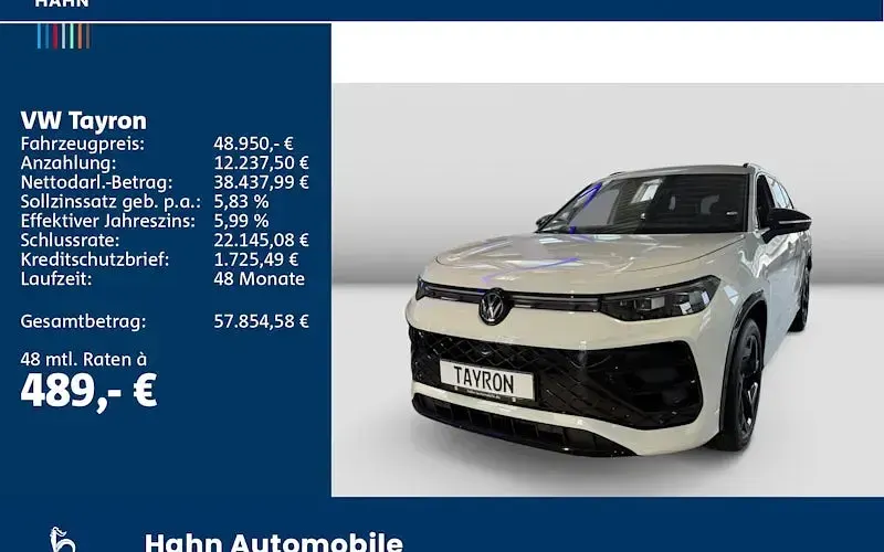 Gebraucht VW Tayron R-line 204 PS (150 kW) 2026 Weiß SUV
