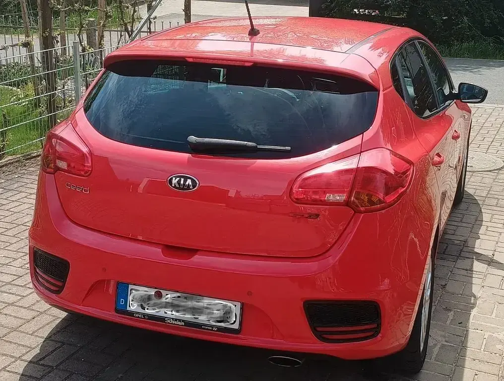 Używany Kia Ceed 101 KM (74 kW) 2017 Czerwony Hatchback