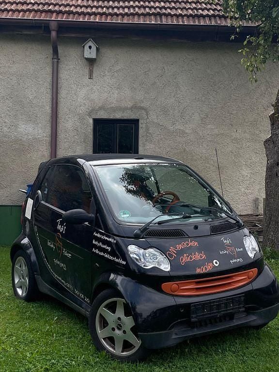 Schwarz Gebraucht 2005 Smart ForTwo Cabrio Passion Cabrio | 800 € (Guter Preis) - Bild 1/4