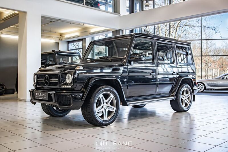 Obsidianschwarz metallic Gebraucht 2013 Mercedes G500 SUV | 89.900 € - Bild 1/4