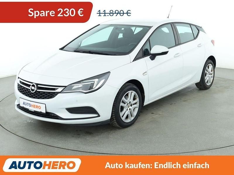 Weiß Gebraucht 2018 Opel Astra Edition Limousine | 11.660 € (Etwas zu teuer) - Bild 1/3