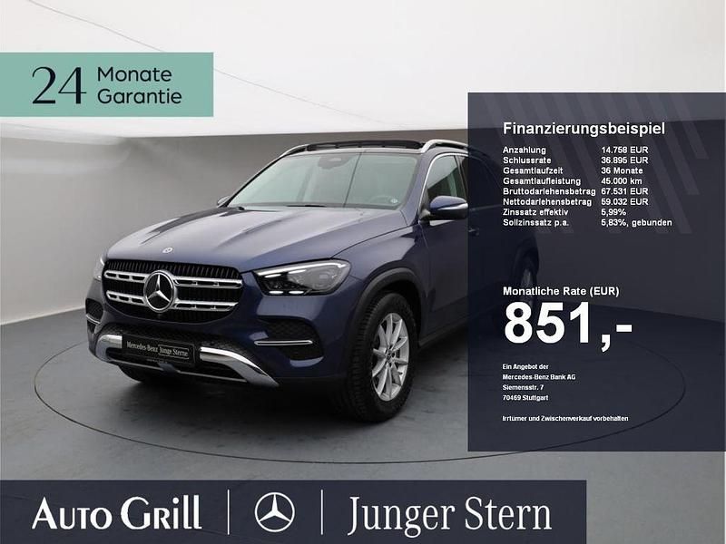 Sodalithblau metallic Gebraucht 2024 Mercedes GLE300 SUV | 73.790 € (Fairer Preis) - Bild 1/4