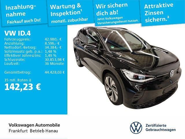 Grenadillschwarz metallic/gren Gebraucht 2025 VW ID.4 GTX SUV | 42.980 € (Guter Preis) - Bild 1/4