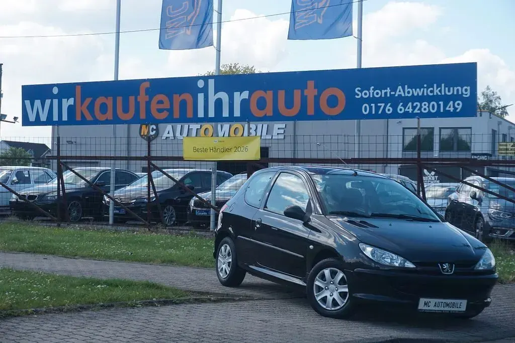 Gebraucht Peugeot 206 Filou 60 PS (44 kW) 2004 Schwarz Kleinwagen
