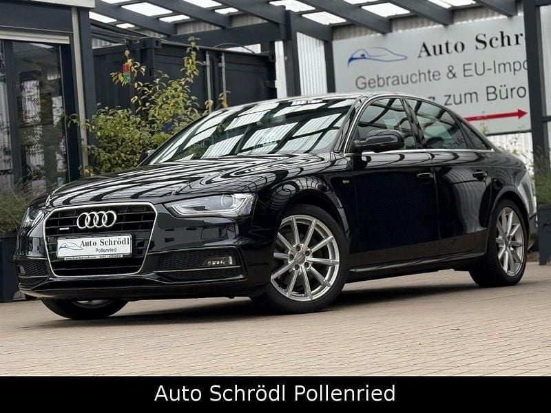 Schwarz Gebraucht 2014 Audi A4 S-Line Limousine | 15.480 € (Fairer Preis) - Bild 1/4
