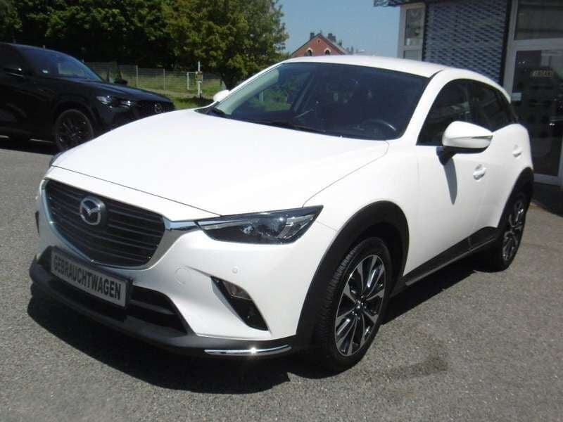 Snowflake white pearl Gebraucht 2020 Mazda CX-3 Touring SUV | 17.990 € (Fairer Preis) - Bild 1/4