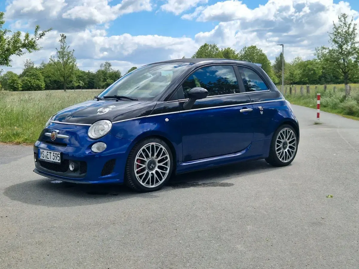 Używany Abarth 500 140 KM (102 kW) 2015 Niebieski Hatchback